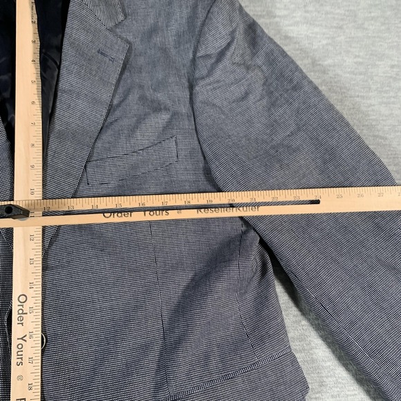 Rodd & Gunn Blazer‎ Mens 2XL Gray Sports Fit Woven Italy Linen Cotton Jacket - Picture 6 of 16